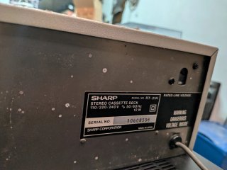Sharp RT-31H Stereo Cassette Deck