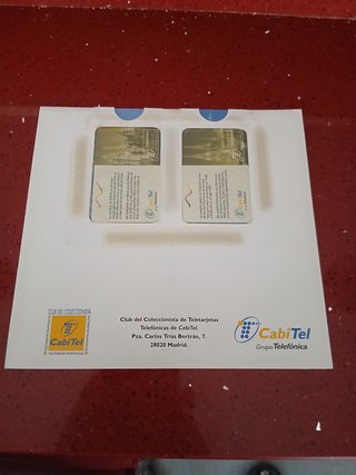 Carpeta Tarjetas Telefónicas España Cabitel