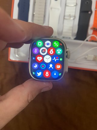 Smartwatch 7 correas cargador y reloj