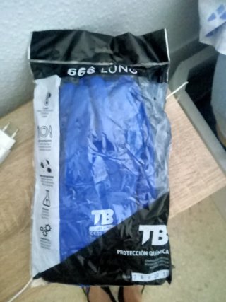 Guantes Químicos TB 666 Long Azules