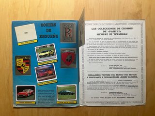 Álbum Motor Adventures Panini