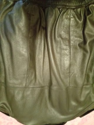 Cazadora Piel Genuina Hombre Negra