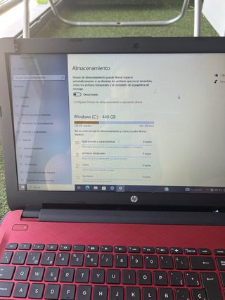 Portátil HP Rojo