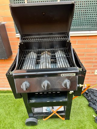 Barbacoa de gas de 3 quemadores