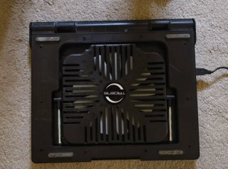 Soporte refrigerafor y  Ventilador Ordenador .