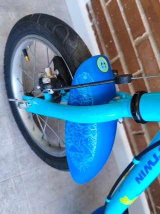 Bici aprendizaje Btwin azul 14