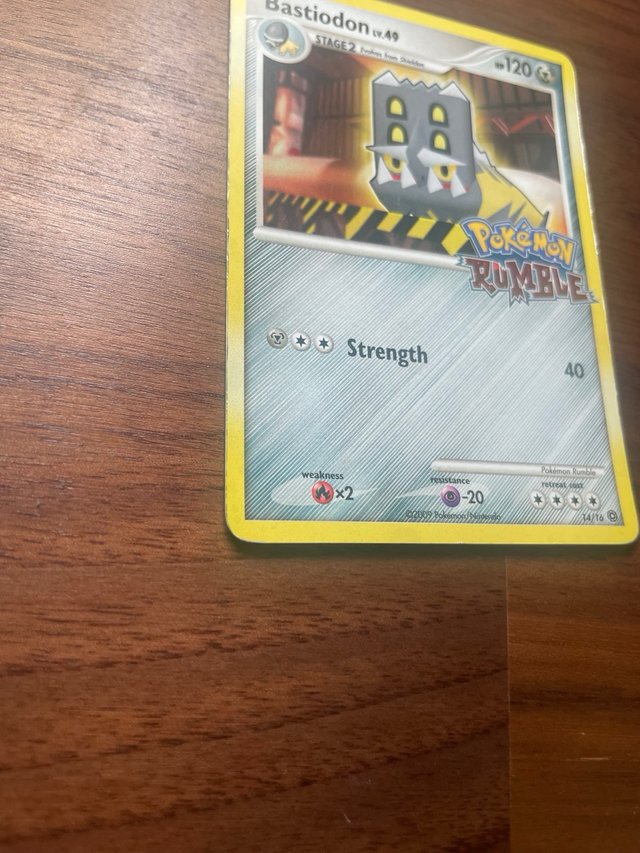 Carta Pokémon Bastiodon Rumble Lv.49