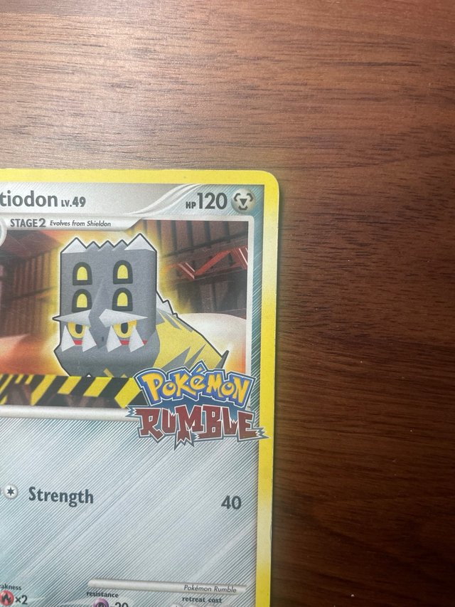 Carta Pokémon Bastiodon Rumble Lv.49