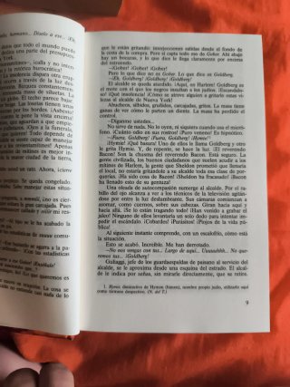 La hoguera de las vanidades. Tom Wolfe.
