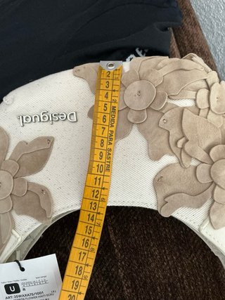 Bolso Desigual flores beige y marrón