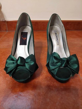 Zapatos fiesta Tacones Buonarotti Lazo Talla 37