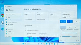 Portátil Táctil Lenovo Yoga i3 8GB RAM 1.256GB SSD