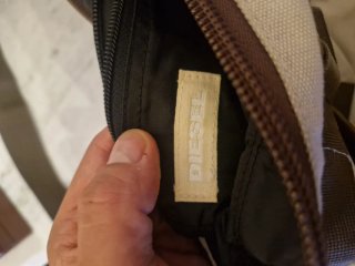 Borsa Diesel Beige e Marrone