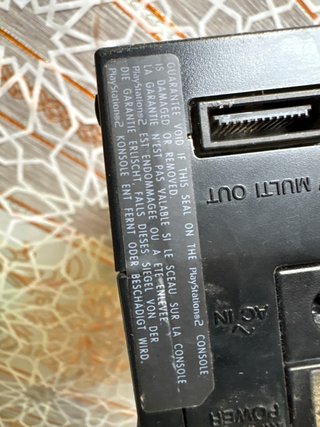 Playstation 2 Negra Sony fat