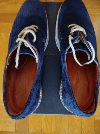 Zapatos de vestir Emidio Tucci, azul.