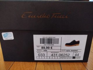 Zapatos de vestir Emidio Tucci, azul.