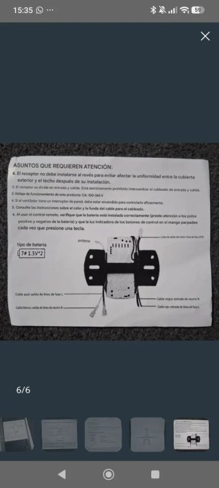 Kit Mando Distancia Ventilador