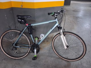 Bicicleta Gravel Azul