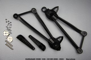 Estriberas traseras KAWASAKI ZX6R / 636 ZX10R 2008