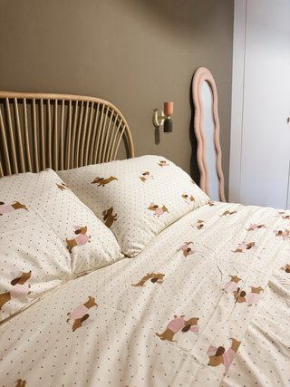 Cabecero de cama de ratán 150cm