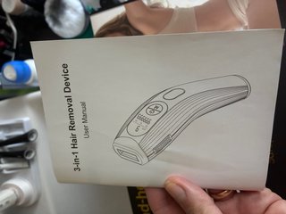 Epilatore Laser 3 in 1 Bianco e Oro