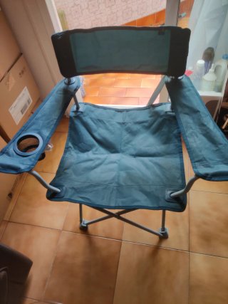 Silla Plegable Playa Camping Azul