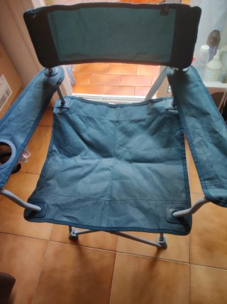 Silla Plegable Playa Camping Azul