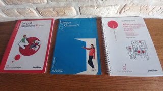 Lote 3 libros de repaso Lengua 6o Primaria preparo