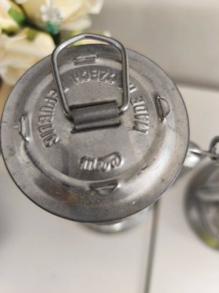 Quinque Lámpara de mecha vintage antiguo sin usar
