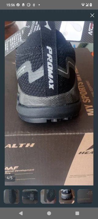 Zapatillas Running AIMS HEALTH Negras T- 42.  44(2
