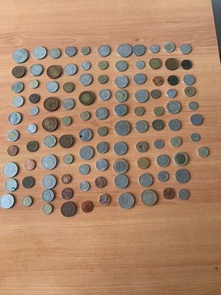 Lote de 208 monedas de Europa y América
