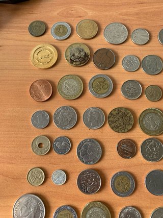Lote de 208 monedas de Europa y América