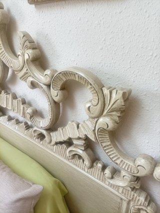 Cabezal y mesitas habitación matrimonio