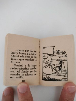 Mini libro Alicia en el País de las Maravillas
