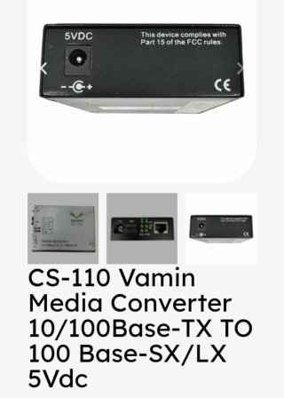 Convertitore Multimediale Fibra ottica/LAN, CS-110