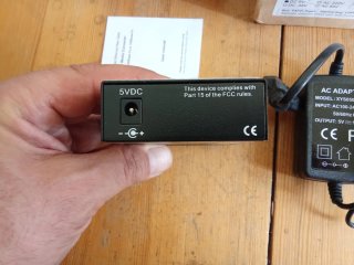 Convertitore Multimediale Fibra ottica/LAN, CS-110