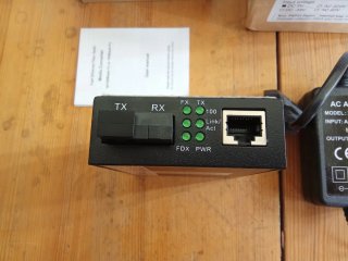 Convertitore Multimediale Fibra ottica/LAN, CS-110