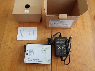 Convertitore Multimediale Fibra ottica/LAN, CS-110