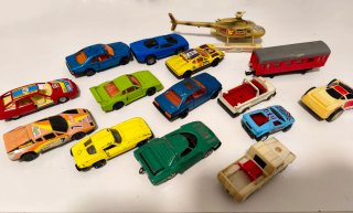 Lote 15 coches miniatura antiguos