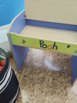 Escritorio infantil madera Pooh
