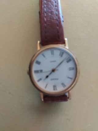 Reloj Pulsar Vintage Dorado y Marrón