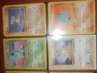 Carte Pokemon: Venonat, Exeggcute, Cubone, Rhyhorn