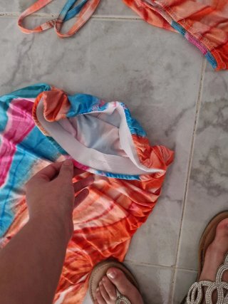 Conjunto Top e Saia Verão Multicolor
