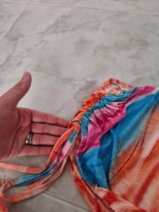 Conjunto Top e Saia Verão Multicolor