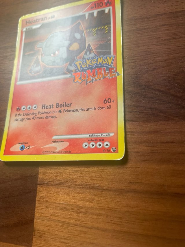 Heatran Pokémon Rumble LV.60 Carta