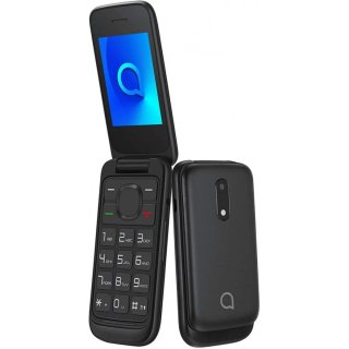 Teléfono móvil básico negro