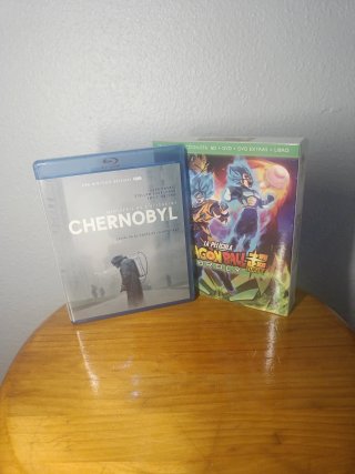 Chernobyl Blu-ray + Dragon Ball Super Broly.