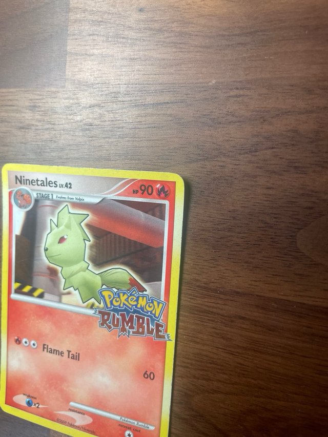 Carta Pokémon Ninetales Pokemon Rumble