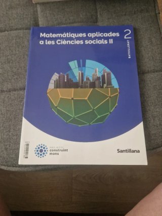 Matemàtiques aplicades a les Ciènces socials II...