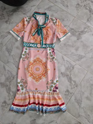 Vestido de Verão Mulher Estampado